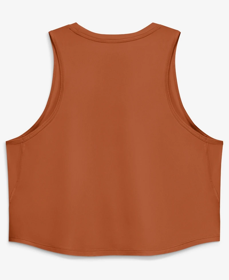 Nike Women's Texas Orange Longhorns One Dri-fit Cropped Tank Top