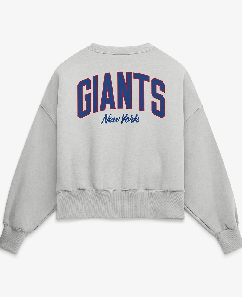 Nike Women's Gray New York Giants Oversized Primetime Phoenix Fleece Sweatshirt