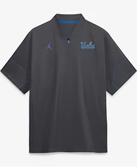 Jordan Men's Anthracite Ucla Bruins 2026 Sideline Short sleeves Quarter-Zip Coaches Jacket