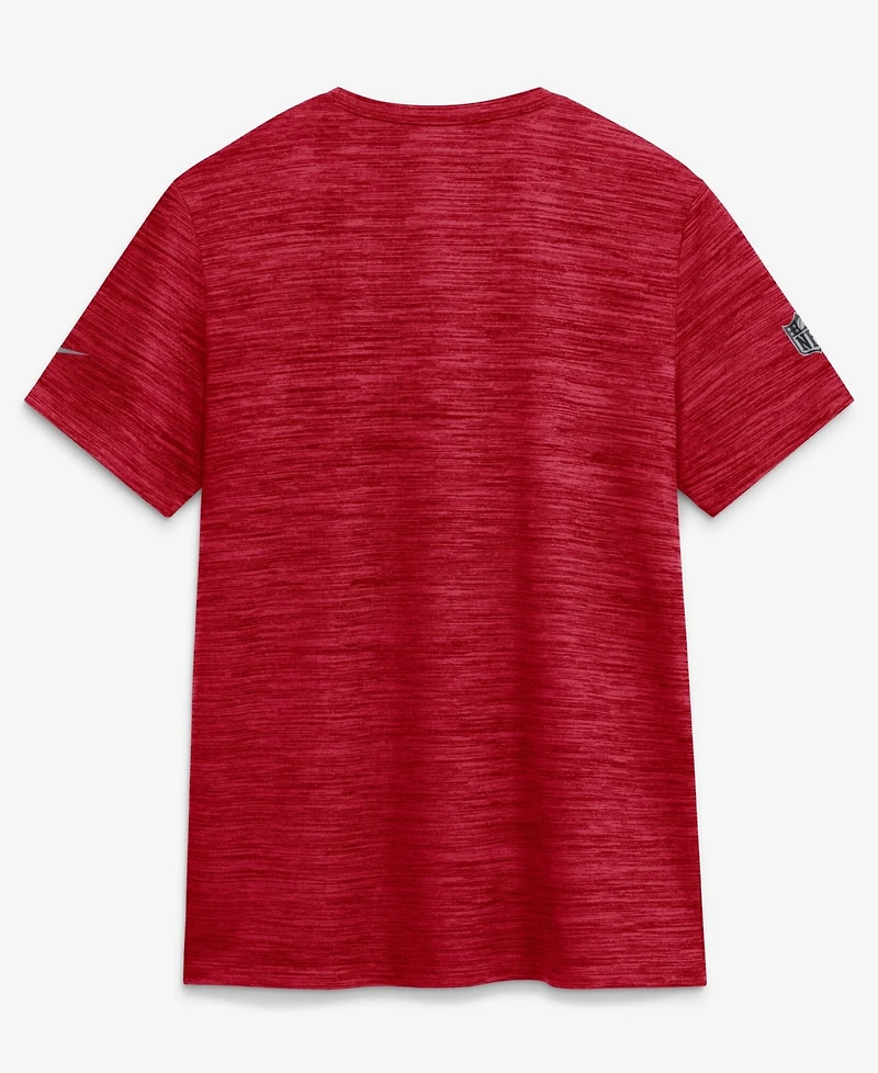 Nike Women's Scarlet San Francisco 49ers Sideline Velocity Dri-fit T-Shirt