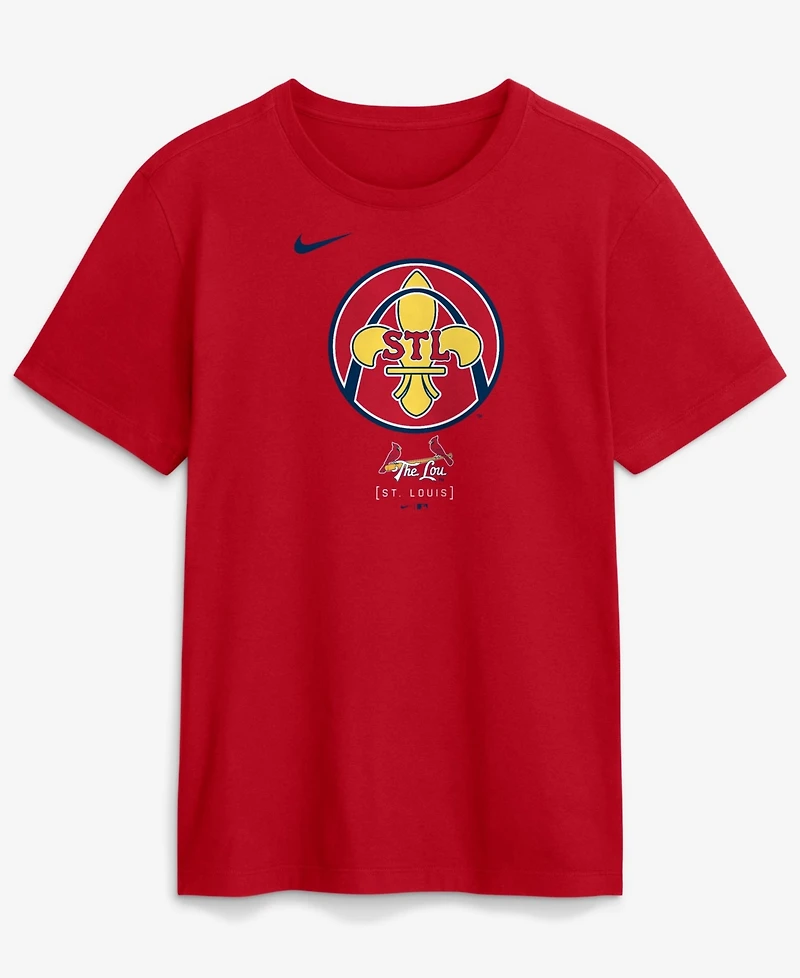 Nike Men's Red St. Louis Cardinals City Connect Wordmark T-Shirt
