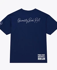 Mitchell & Ness Men's Navy Penn State Nittany Lions Double Clutch Premium T-Shirt