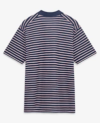 Nike Men's Navy Boston Red Sox Cooperstown Collection Dri-fit Victory Striped Polo Shirt