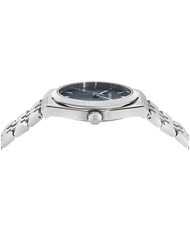 Ferragamo Men's Silver Stainless Steel Bracelet Watch 40mm
