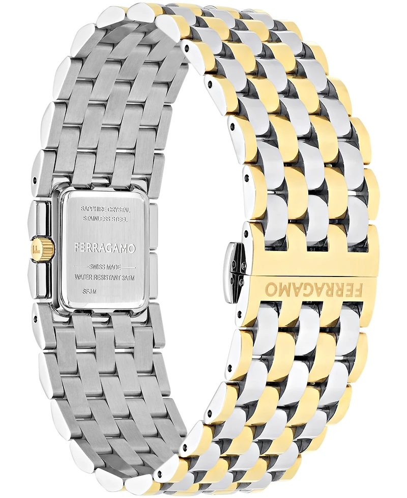 Ferragamo Women's Two-Tone Stainless Steel Bracelet Watch 19mm