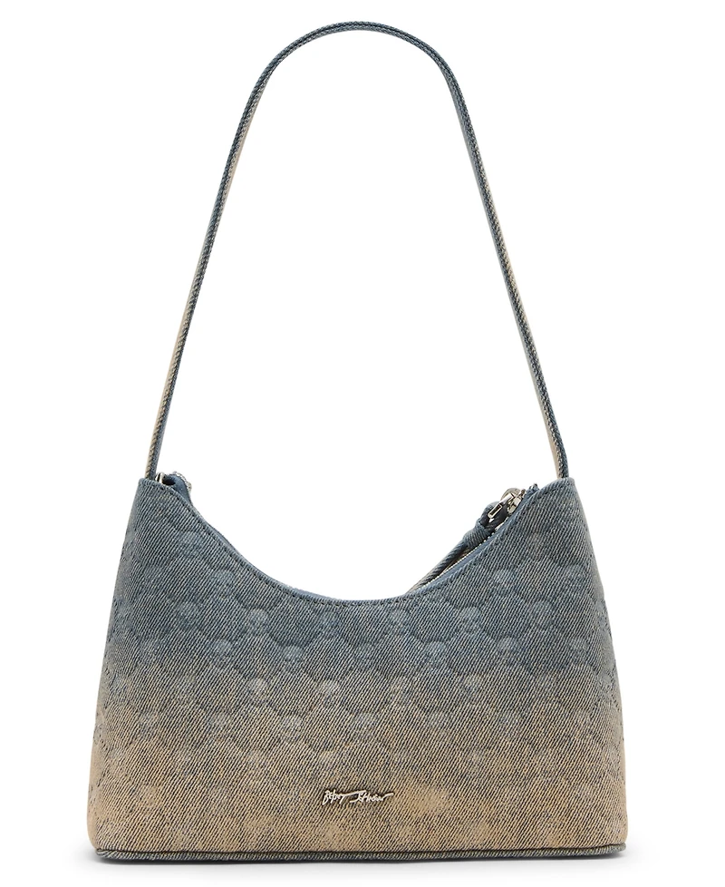 Betsey Johnson Headliner Deboss Top Zipper Shoulder Bag