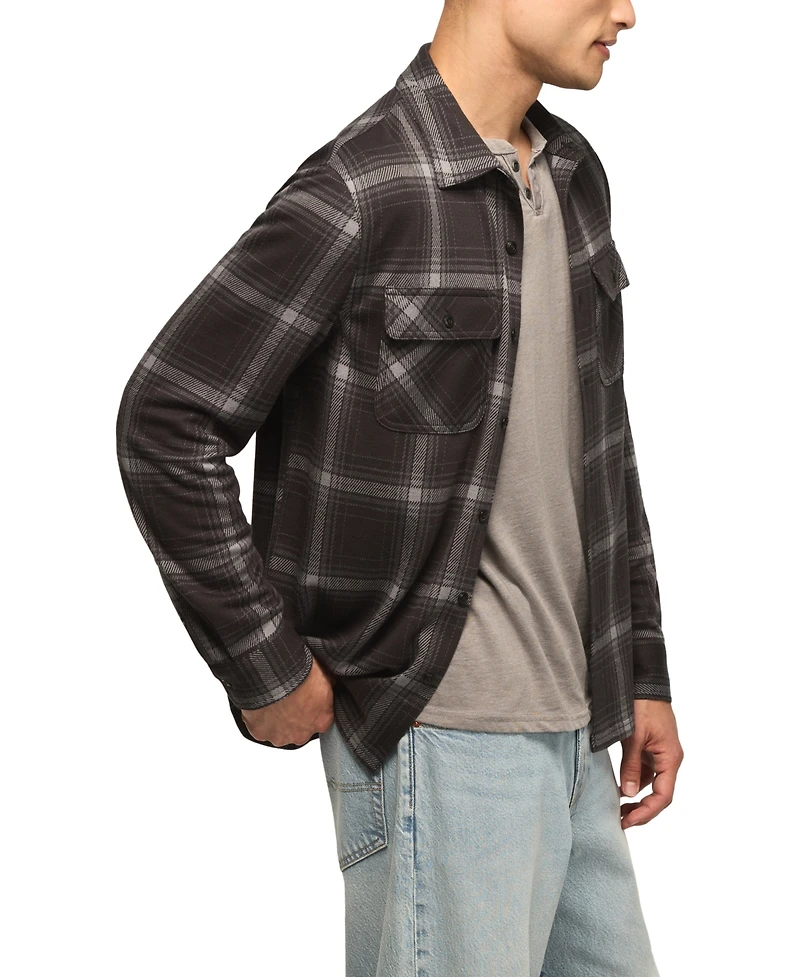 Lucky Brand Men's Plaid Brushed Shirt