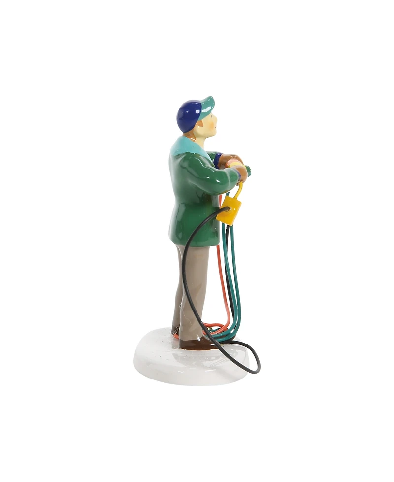 Department 56 Snow Village Fire It Up Dad Christmas Vacation Figure