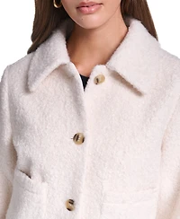 Levi's Women's Laydown Collar Cropped Boucle Work Jacket