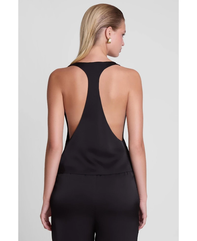 Leau Women's Suri Satin Racerback Top