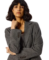 Whistles Women's Herringbone Wool Blazer