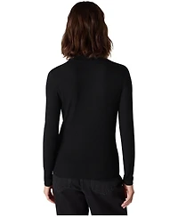 Whistles Women's Essential Ribbed Polo Top