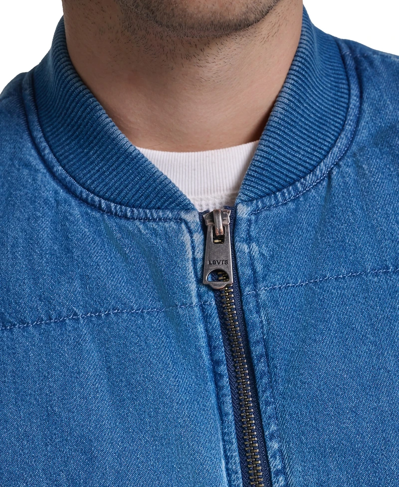 Levi's Men's Quilted Denim Classic-Fit Vest