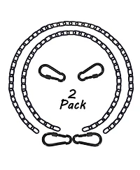 Piscifun Stainless Steel Hanging Chain Kit Heavy Duty Load Capacity For Hammock Swing Punching Bag Yoga Gym