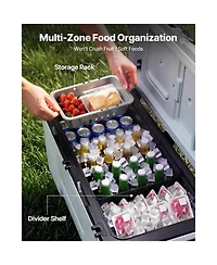 Sugift 106 Qt Rolling Hard Cooler with Wheels 48 Hour Ice Retention and Leak-Resistant Seal