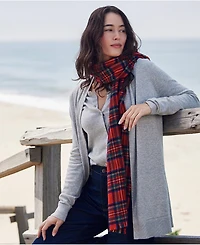 Lands' End Petite Long Sleeve Open Long Cardigan Sweater