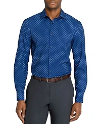 ConStruct Men's Slim-Fit 4-Way Stretch Floral-Print Dress Shirt