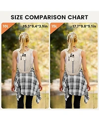 Aronkl Lightweight Foldable Packable Hiking Backpack, Multi Compartment and Adjustable Straps for Camping
