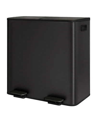 gaomon 2 x gal Stainless Steel Double Trash Can