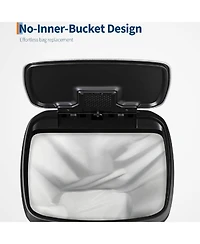 gaomon 13 Gallon Step-On Kitchen Trash Can, Soft-Close Lid, Waste Bin for Home, Office, or Kitchen Storage
