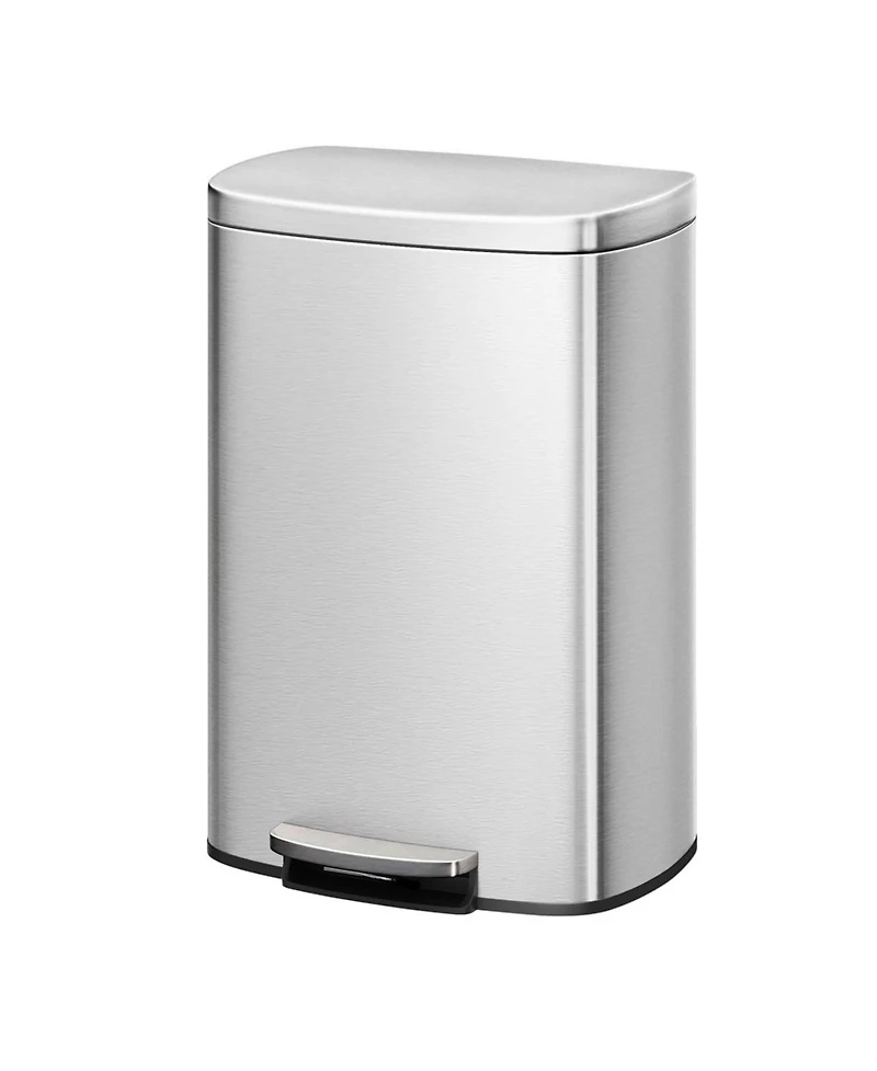 gaomon 13 Gal Stainless Steel Step-On Garbage Bin