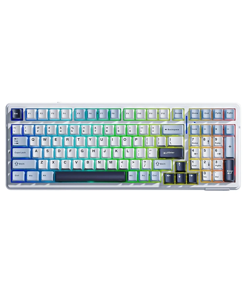 Aula F99 Pro Wireless Mechanical Gaming Keyboard, Tri-Mode Connectivity, Rgb Backlit, Gasket Structure