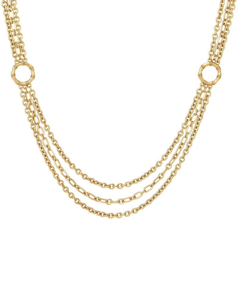 Guess Gold-Tone Layered Long Necklace
