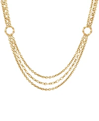 Guess Gold-Tone Layered Long Necklace