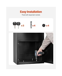 Vevor Package Delivery Boxes for Outside Anti-Theft Lockable Parcel Drop Box