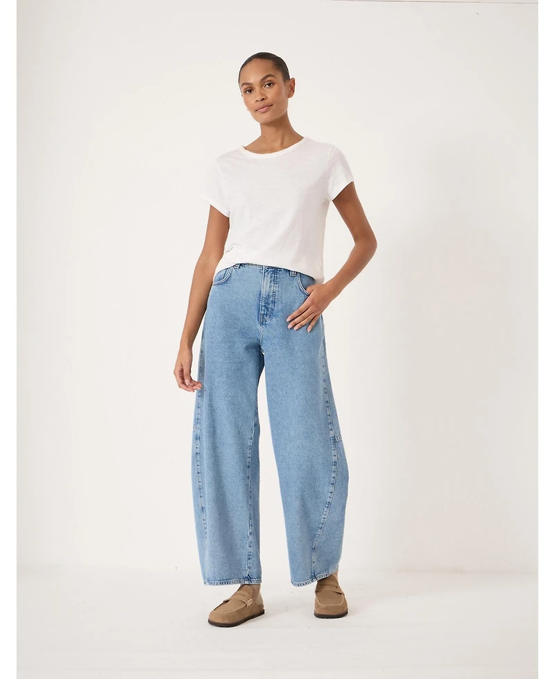 Hush Women's Bree Horseshoe Barrel Leg Jeans