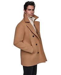 Dkny Men's Faux Wool Peacoat