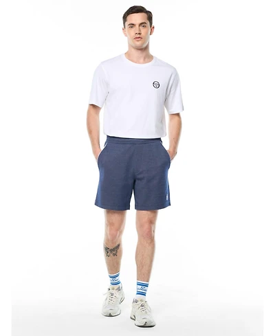 Sergio Tacchini Men's Premium-Knit Regular-Fit Pull-On Agiato Shorts, 6" Inseam