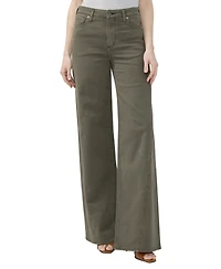 Silver Jeans Co. Women's Isbister High-Rise Wide-Leg Cotton-Blend