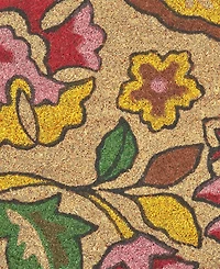 Vcny Home Spring Bliss Floral Outdoor Coir Doormat, 18" x 30"