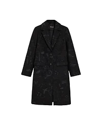 Desigual Women's Midi Printed Coat
