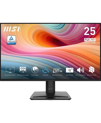 Msi Pro MP251 E2 24.5 inch 16:9 Full Hd 120Hz Ips Lcd Hdr Monitor