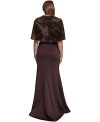 Eliza J Faux-Fur Shrug