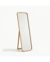 Phying Full Length Mirror 2-in-1 Freestanding and Wall Mounted Dressing Mirror Sturdy Wood Frame Floor Body Mirror for Bedroom Living Room