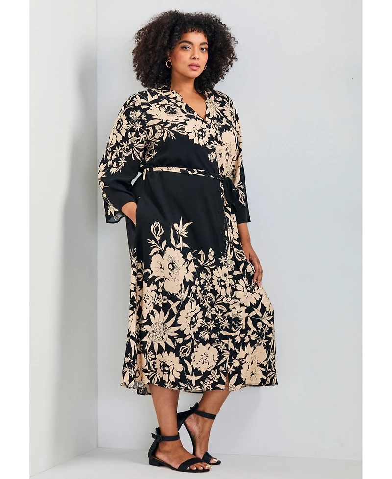 Avenue Women's Plus Maddy Shirtdress