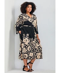 Avenue Women's Plus Maddy Shirtdress