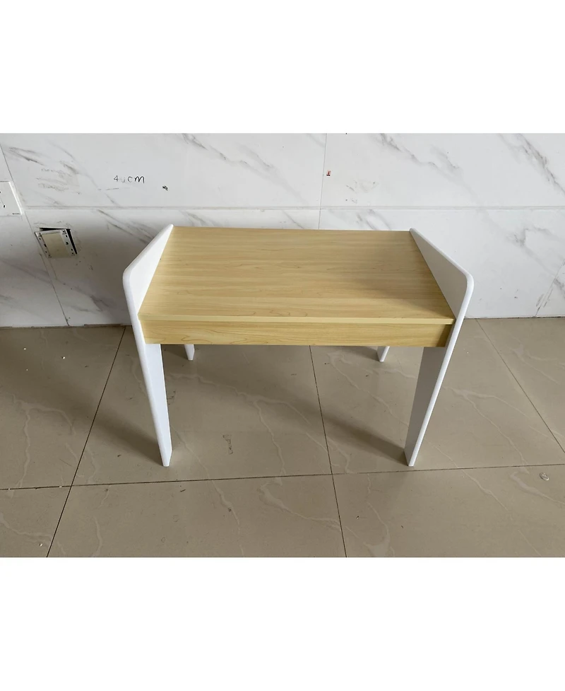 Slickblue Wooden Kids Desk and Chair Set for Study, Drawing and Playroom