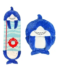 Happy Nappers Shark Large Weighted Pillow and Sleeping Bag Plush