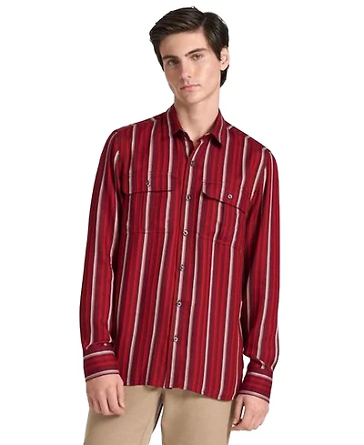 Ted by Baker Men's Russell Herri Stripe Classic-Fit Shirt