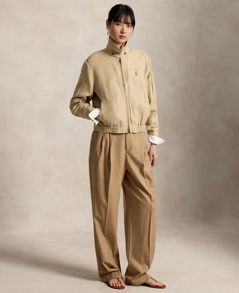 Polo Ralph Lauren Women's Linen Windbreaker