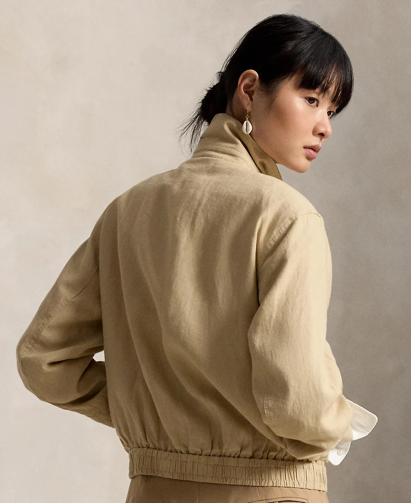 Polo Ralph Lauren Women's Linen Windbreaker