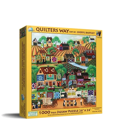 SunsOut Quilter's Way 1000-Piece Jigsaw Puzzle, Ages 15+
