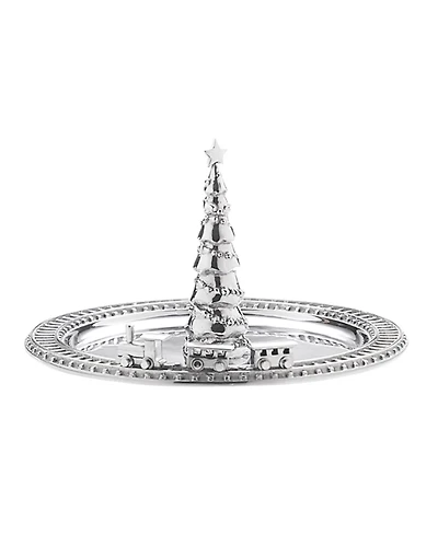 Mariposa Christmas Tree Train Sandcast Aluminum Server