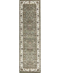 Closeout! Km Home Pesaro Isfahan Sage 2'2" x 7'7" Runner Area Rug
