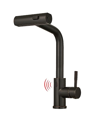 Thirtypeachy Touchless Kitchen Faucet, Single Handle Pull-Down Sprayer with 3-Function Spray, Motion Sensor and 360degree(s) Swivel