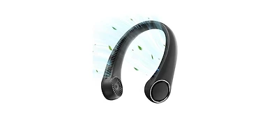 Gaiatop Portable Neck Fan Rechargeable, Hands-Free 360degree(s) Cooling, 23.5hrs Runtime, Battery Powered Personal Wearable Fan Quiet.